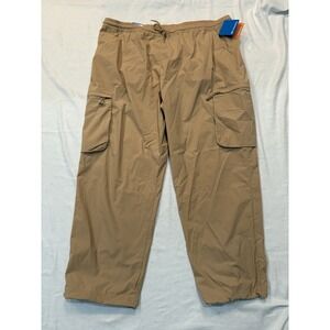 NEW Columbia Boundless Trek Cargo Pant Omni-Shade Khaki Women's Size 2XLarge